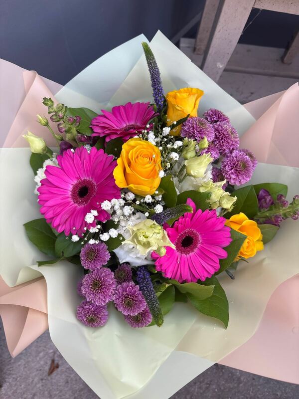 Flowers delivered to customer