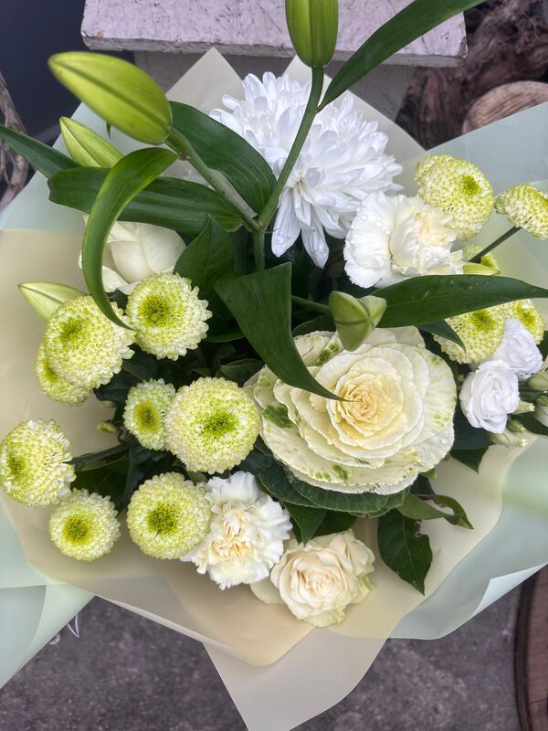 Flowers delivered to customer