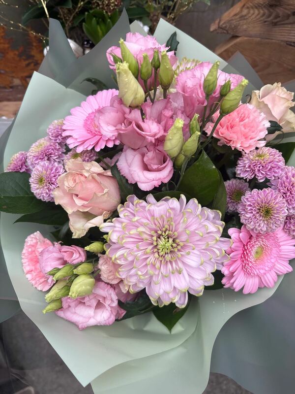 Flowers delivered to customer