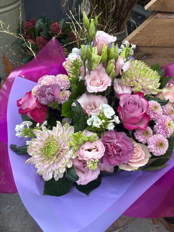 Flowers delivered to customer