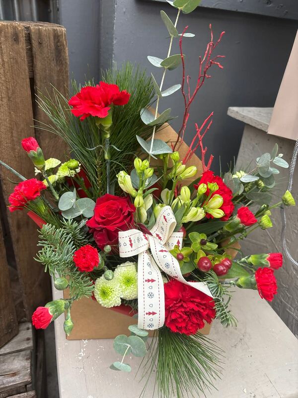 Flowers delivered to customer