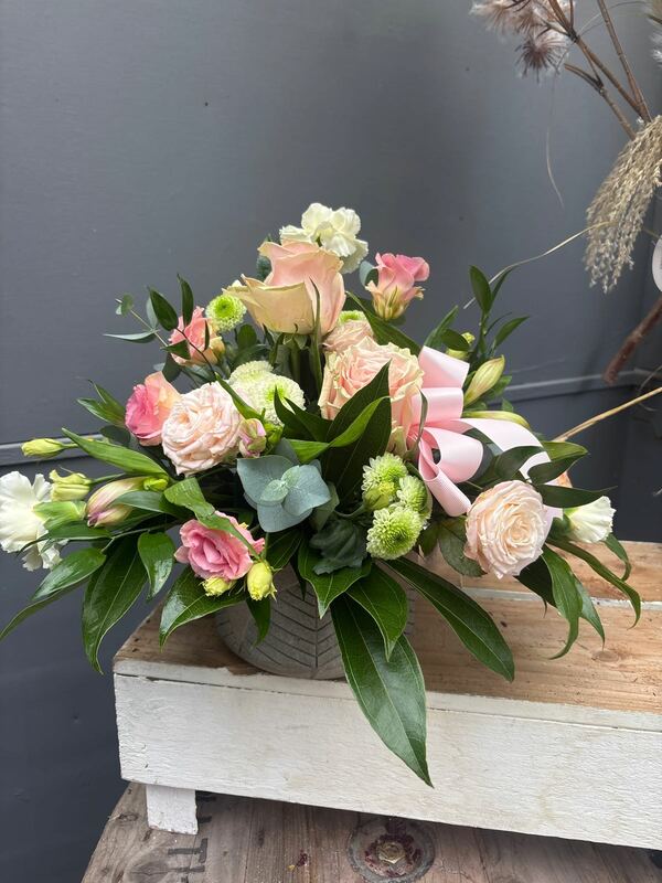 Flowers delivered to customer