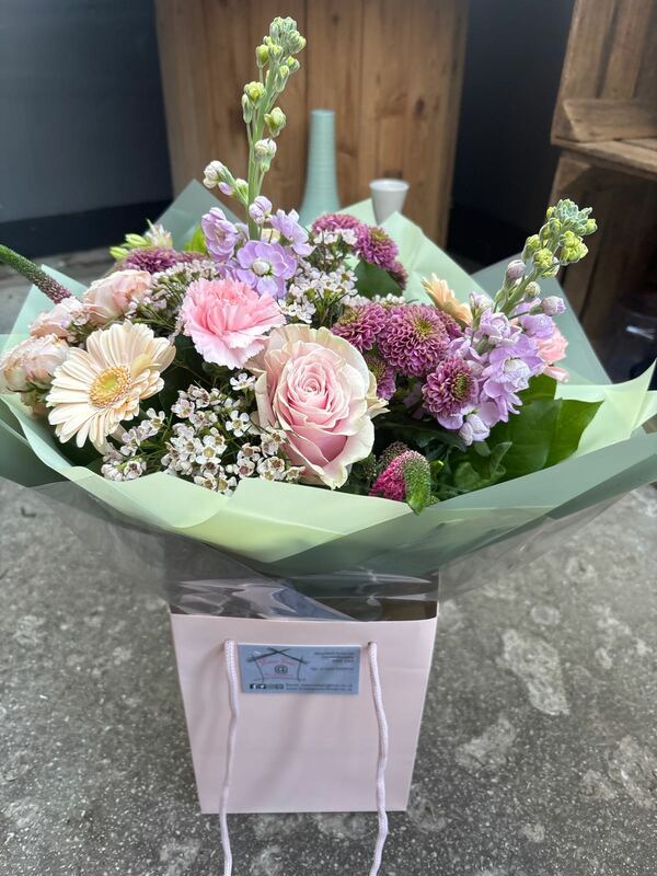 Flowers delivered to customer