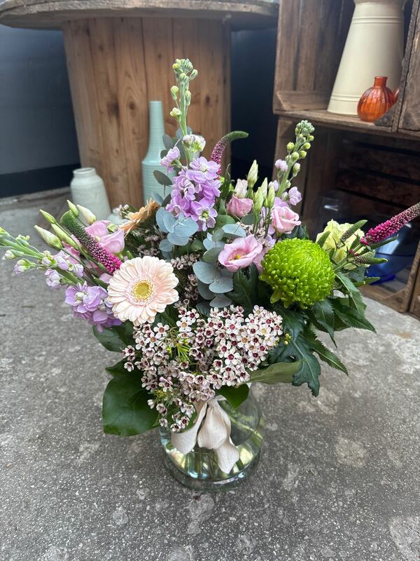 Flowers delivered to customer