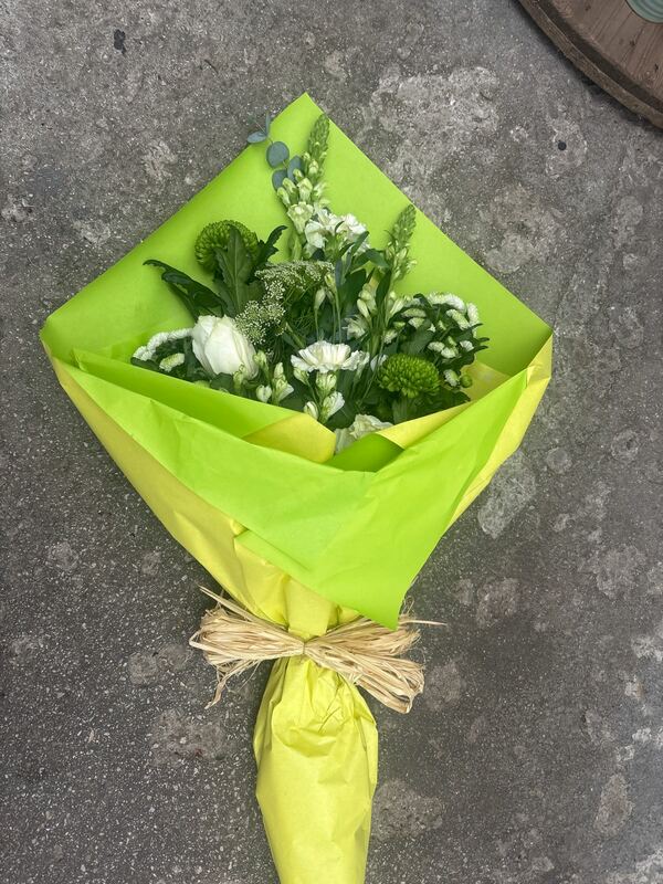 Flowers delivered to customer