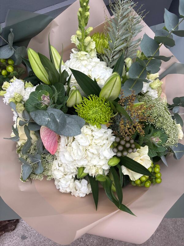 Flowers delivered to customer