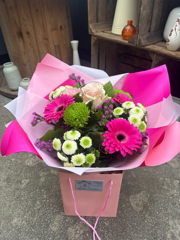 Flowers delivered to customer