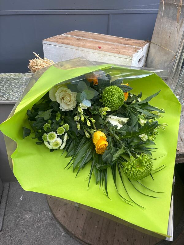 Flowers delivered to customer