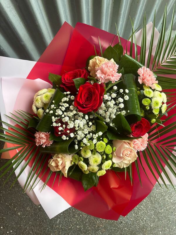 Flowers delivered to customer