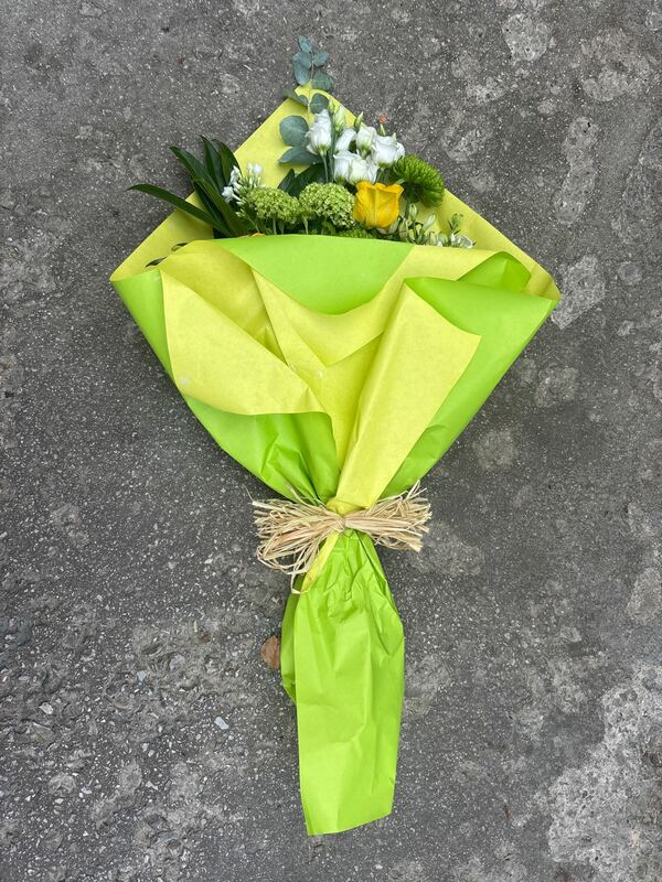 Flowers delivered to customer