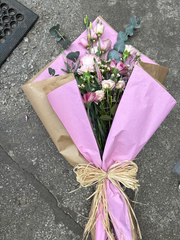 Flowers delivered to customer