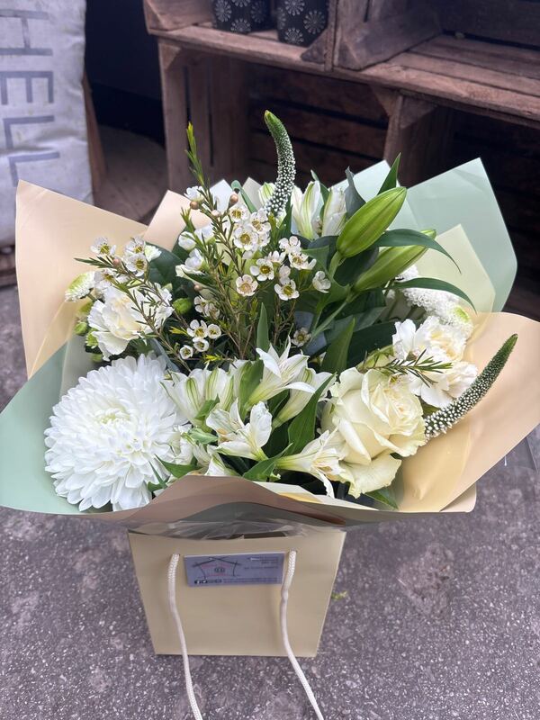 Flowers delivered to customer