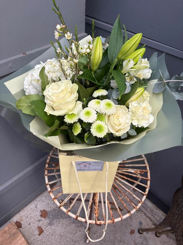Flowers delivered to customer