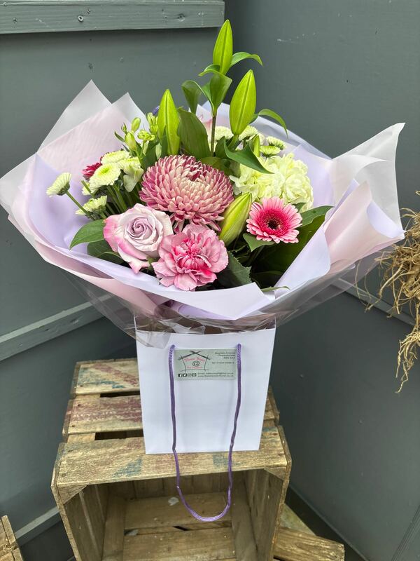 Flowers delivered to customer