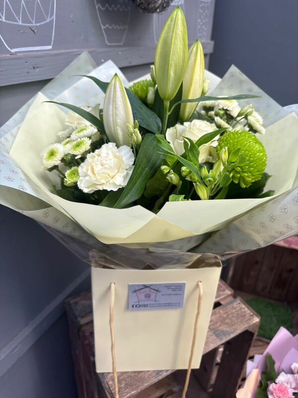 Flowers delivered to customer