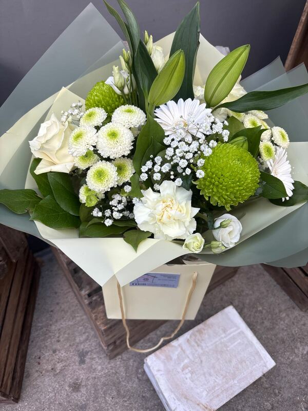 Flowers delivered to customer
