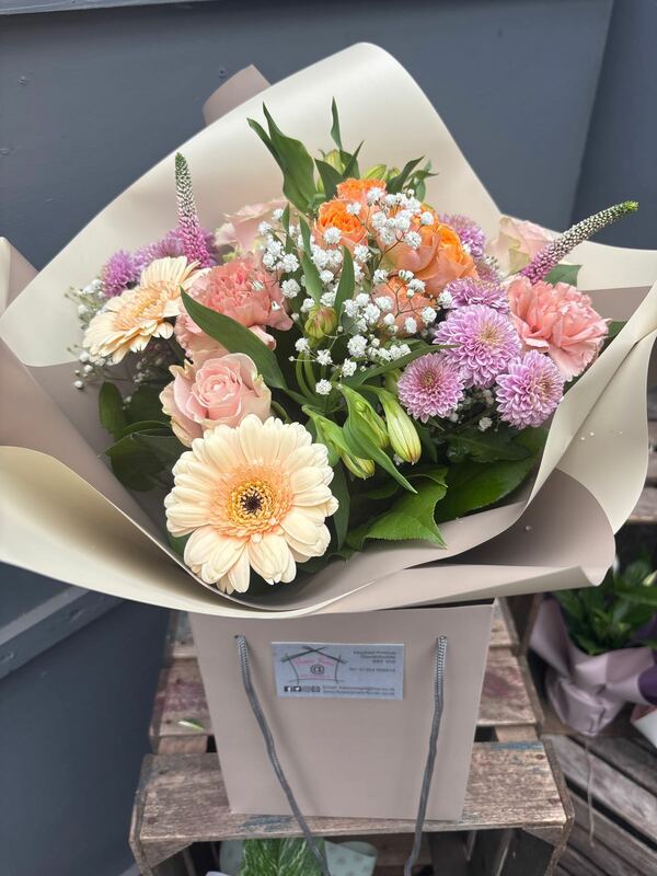Flowers delivered to customer