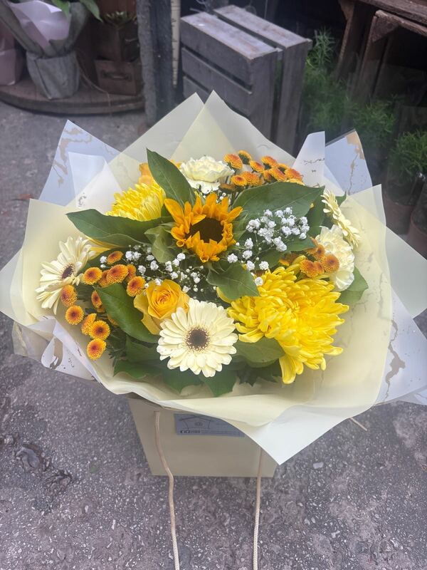 Flowers delivered to customer