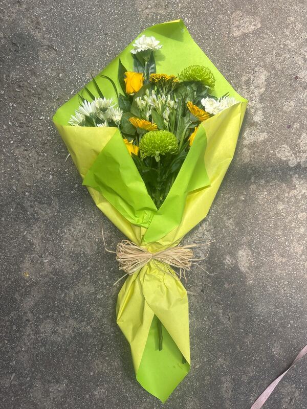 Flowers delivered to customer