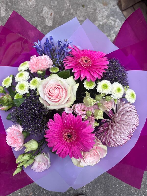 Flowers delivered to customer