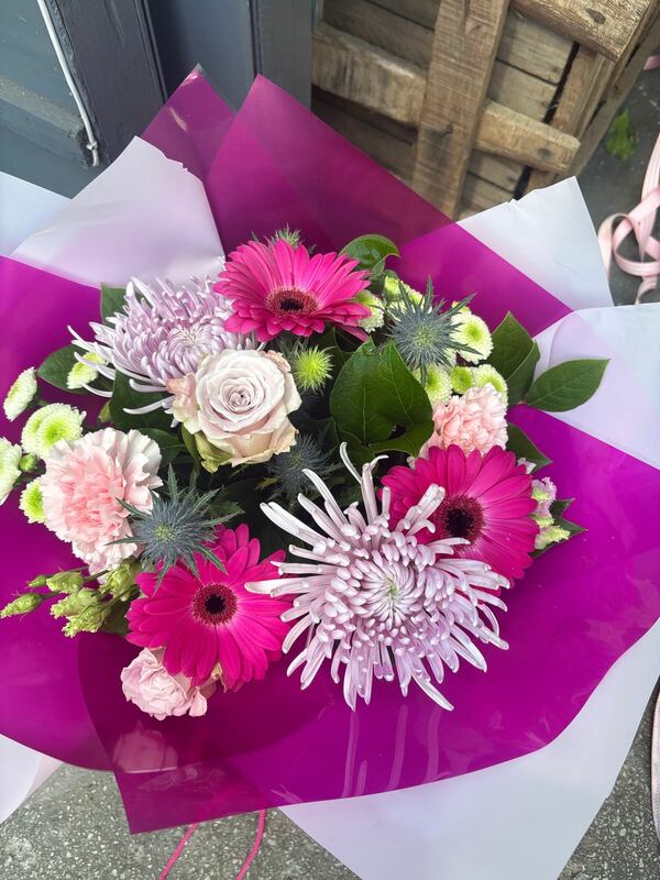 Flowers delivered to customer