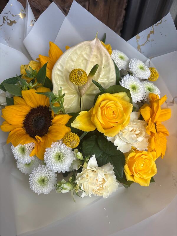 Flowers delivered to customer