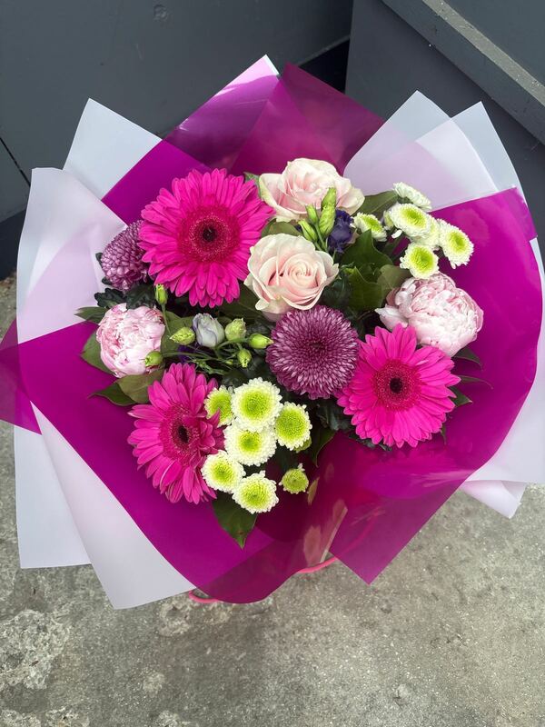 Flowers delivered to customer