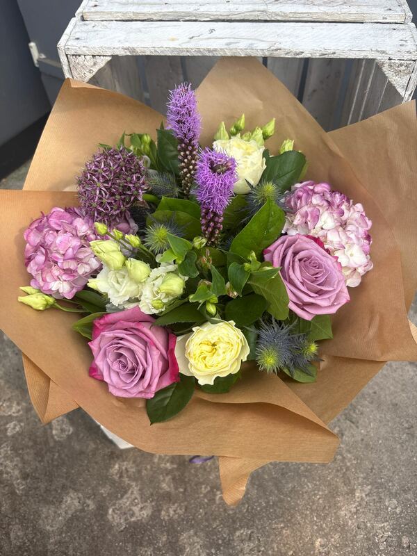 Flowers delivered to customer
