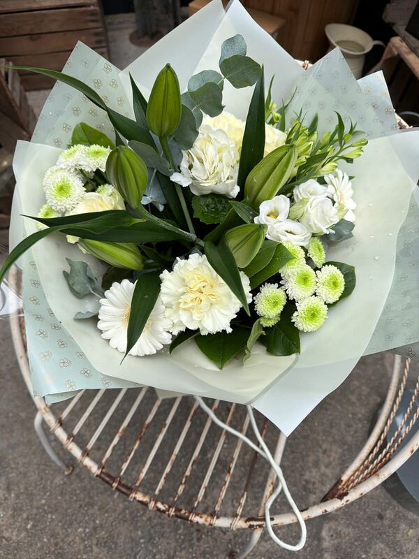 Flowers delivered to customer
