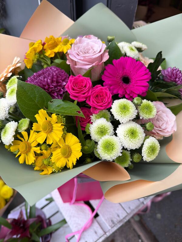 Flowers delivered to customer