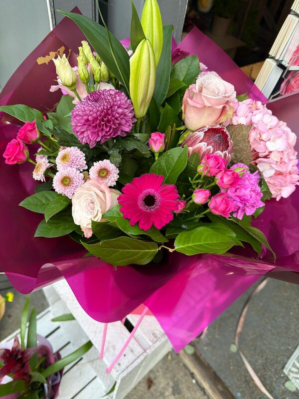 Flowers delivered to customer