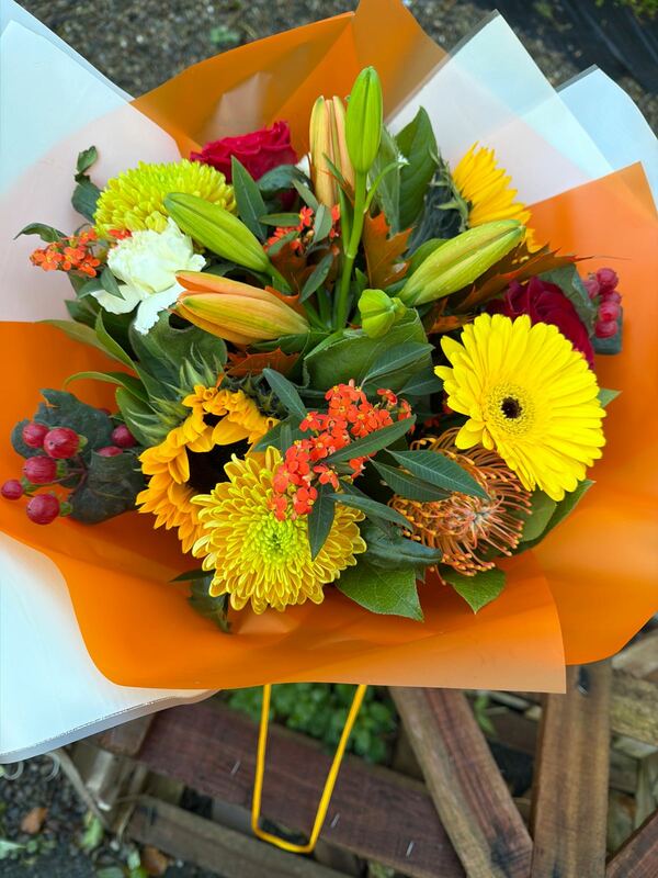 Flowers delivered to customer