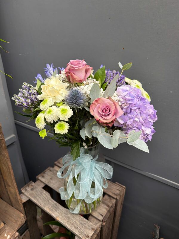 Flowers delivered to customer