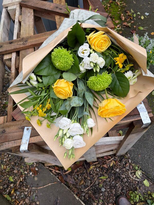 Flowers delivered to customer