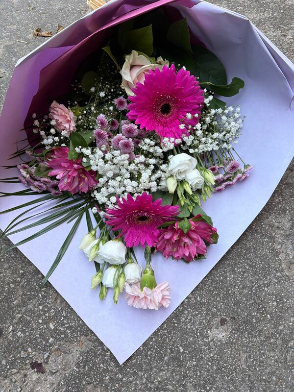 Flowers delivered to customer