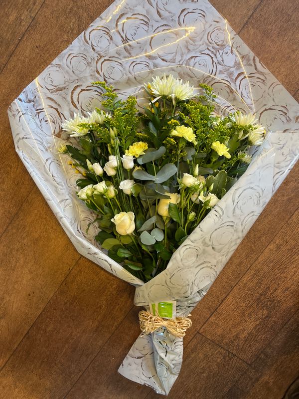 Flowers delivered to customer