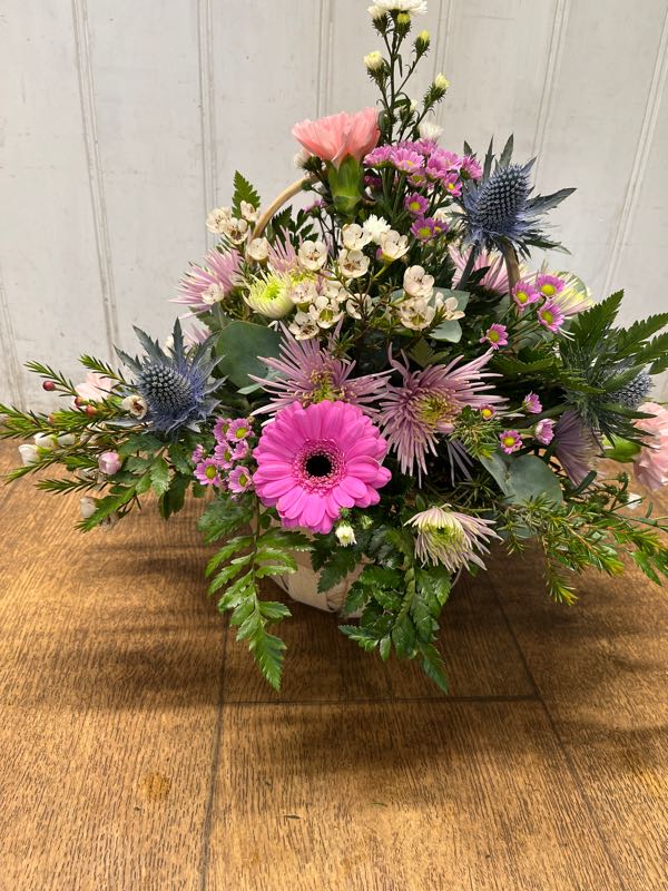 Flowers delivered to customer