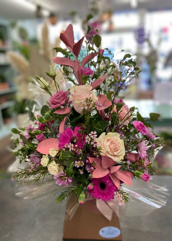 Flowers delivered to customer