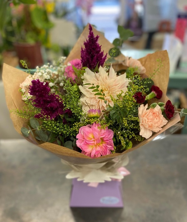 Flowers delivered to customer