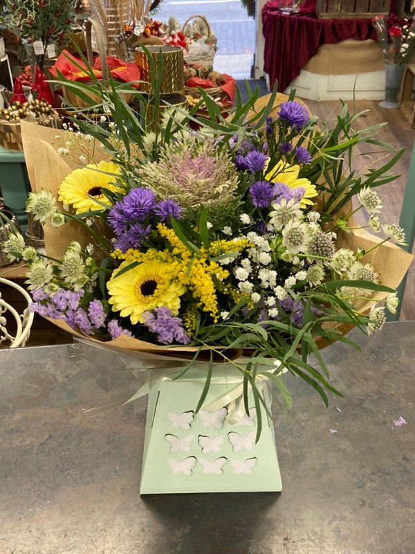 Flowers delivered to customer