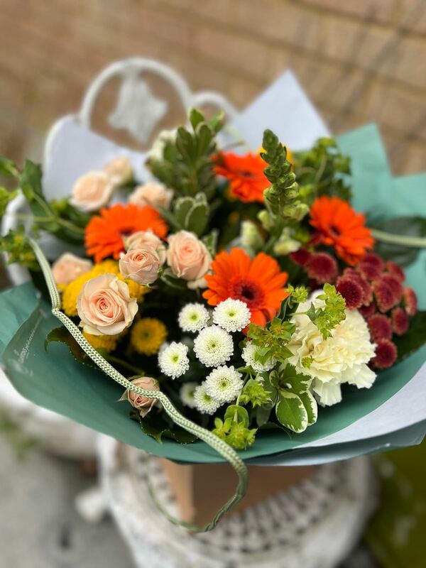 Flowers delivered to customer