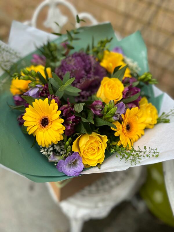 Flowers delivered to customer