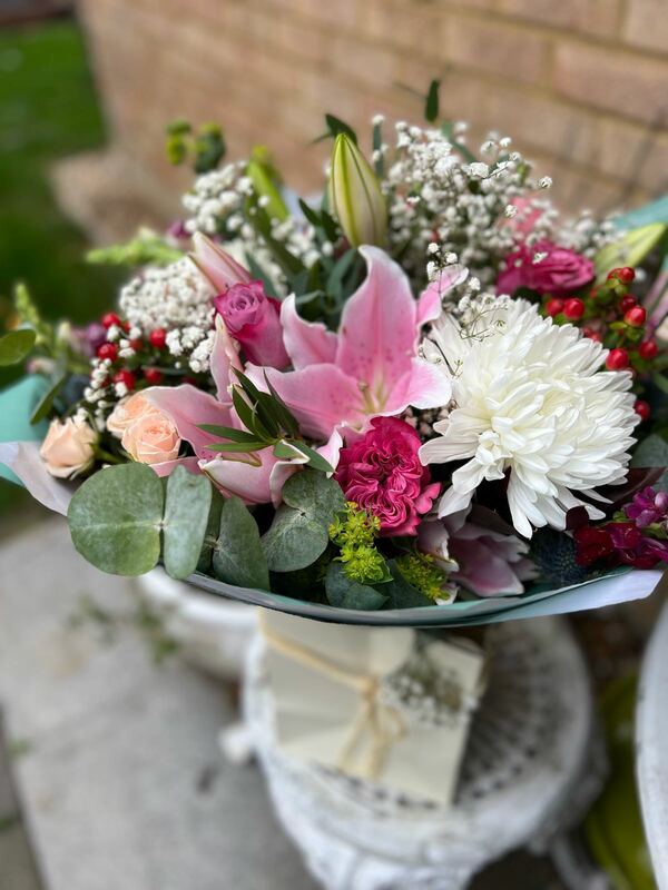 Flowers delivered to customer