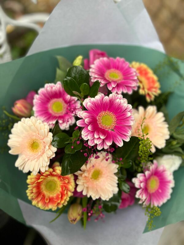 Flowers delivered to customer