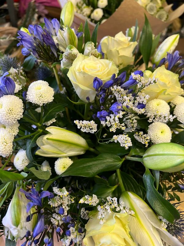 Flowers delivered to customer