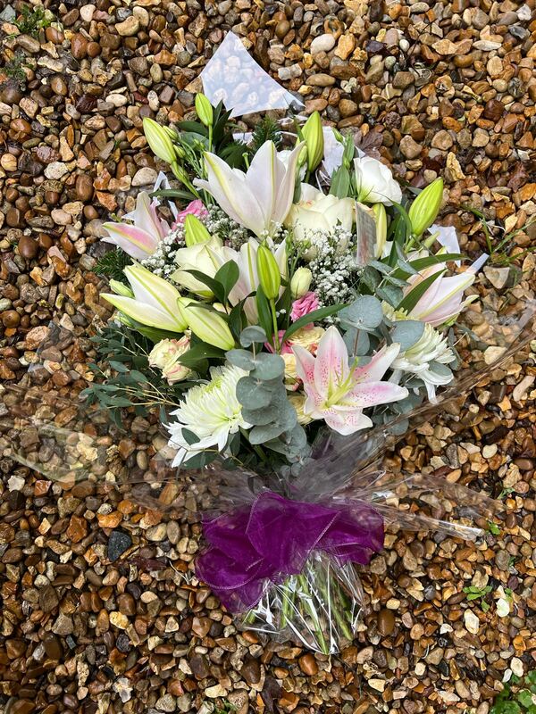 Flowers delivered to customer