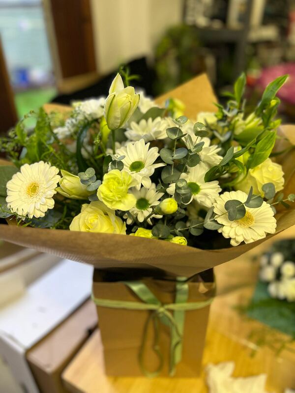 Flowers delivered to customer