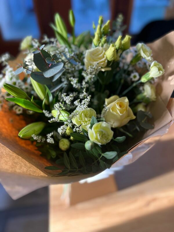 Flowers delivered to customer