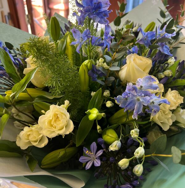 Flowers delivered to customer