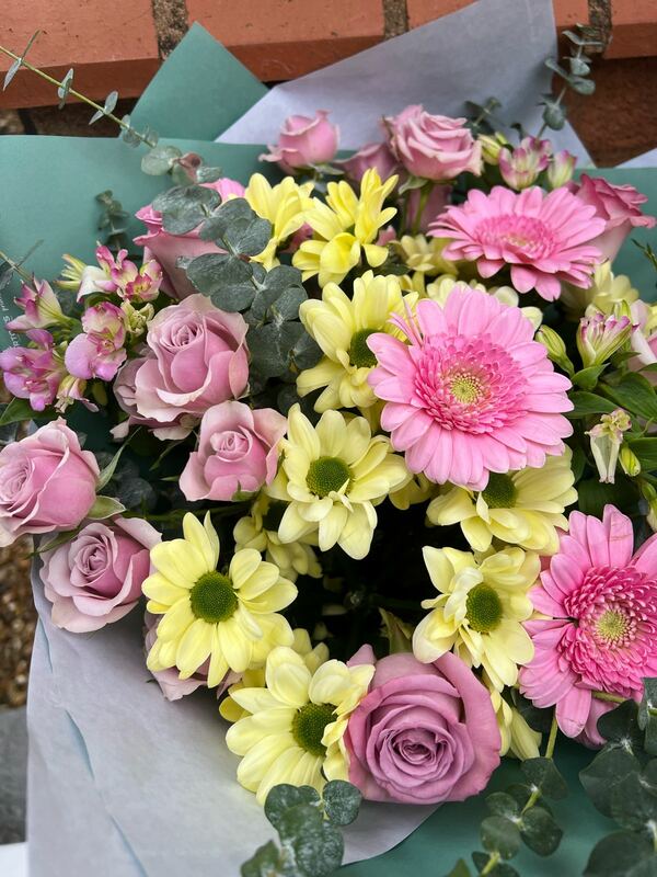 Flowers delivered to customer